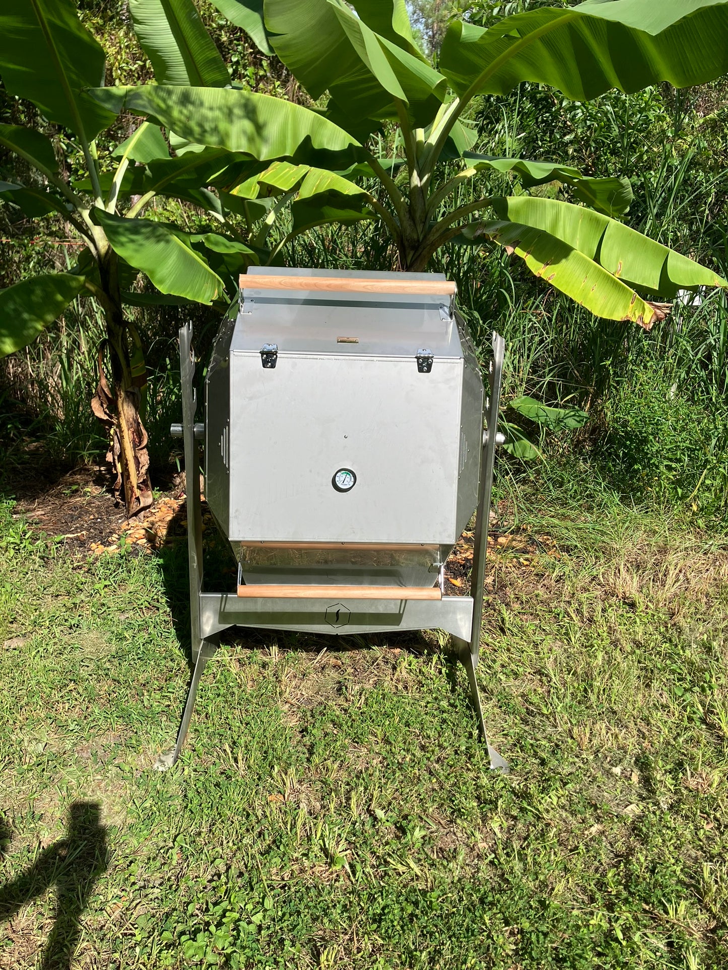 Stainless Steel 80 Gallon Single Drum Compost Tumbler