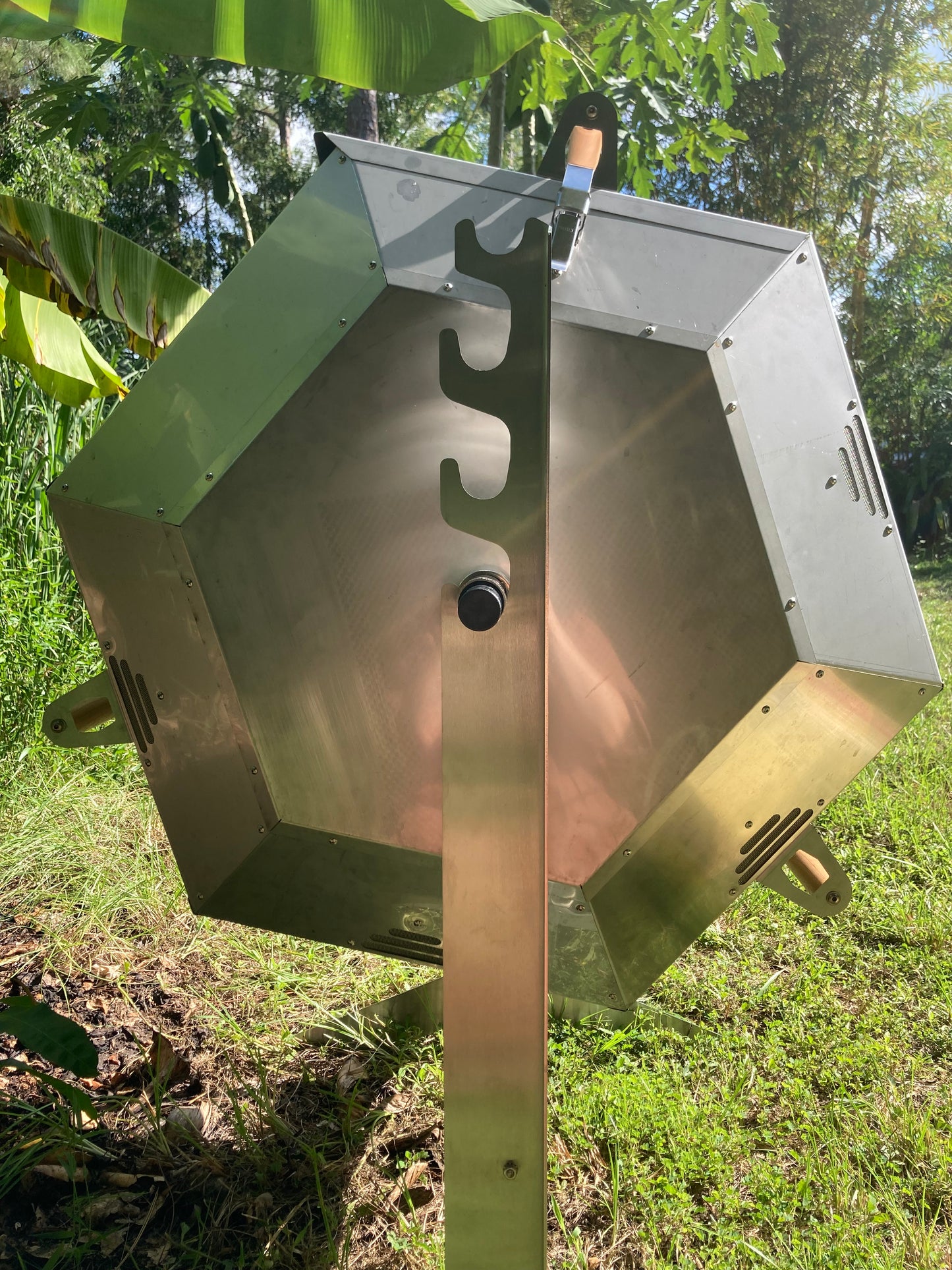 Stainless Steel 80 Gallon Single Drum Compost Tumbler