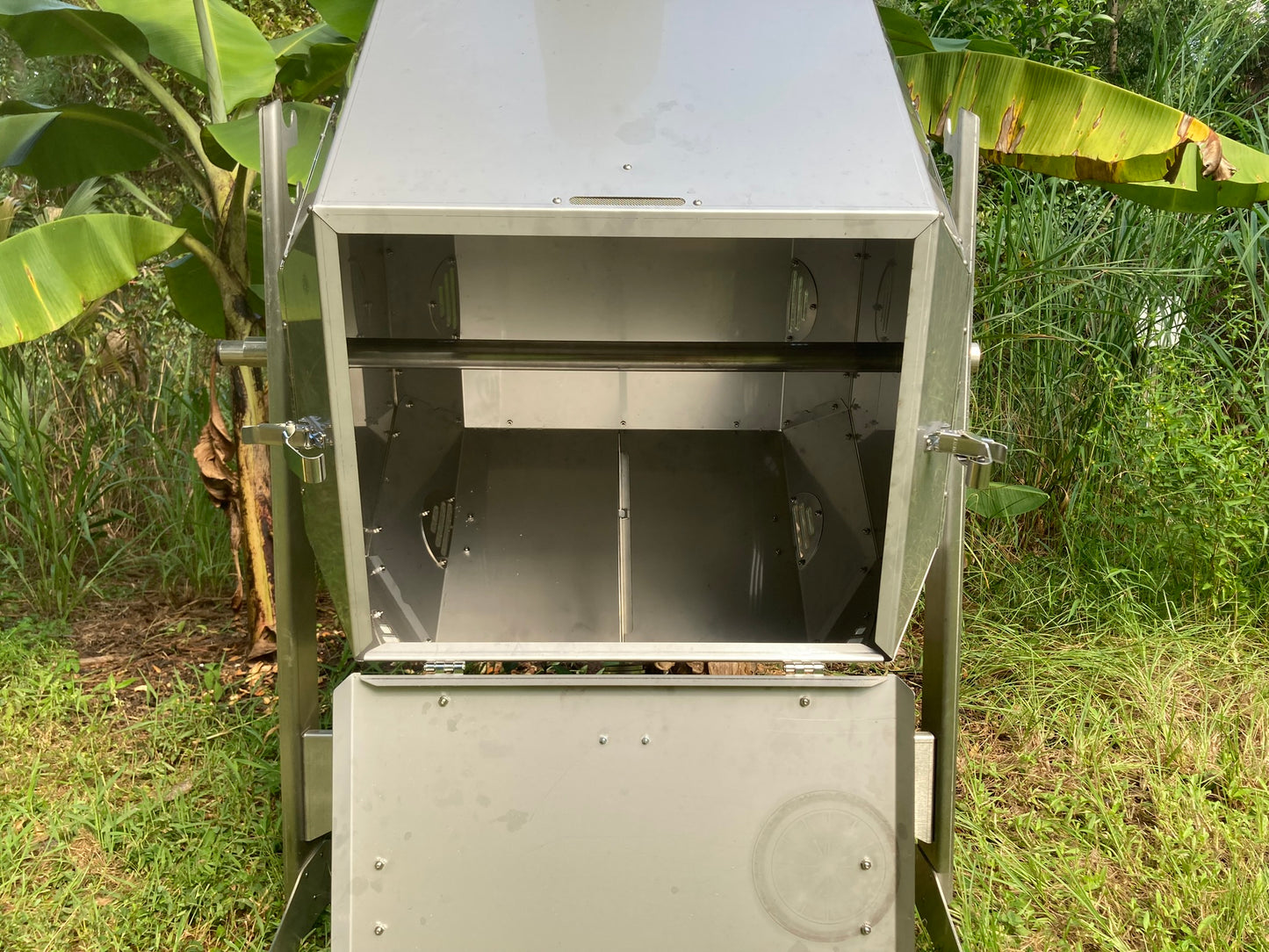 Stainless Steel 80 Gallon Single Drum Compost Tumbler
