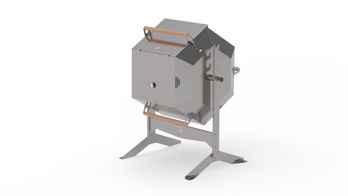 Stainless Steel 80 Gallon Single Drum Compost Tumbler