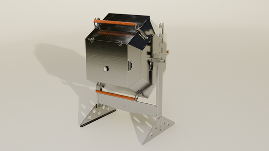 Stainless Steel 80 Gallon Single Drum Compost Tumbler